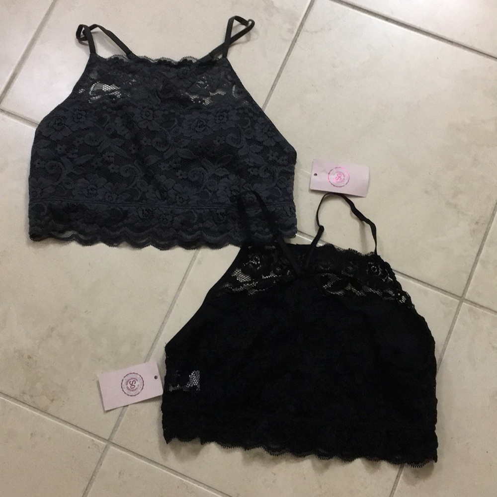 ♦️ Sonoma Bundle of 2 Lace Bralettes, Sz L